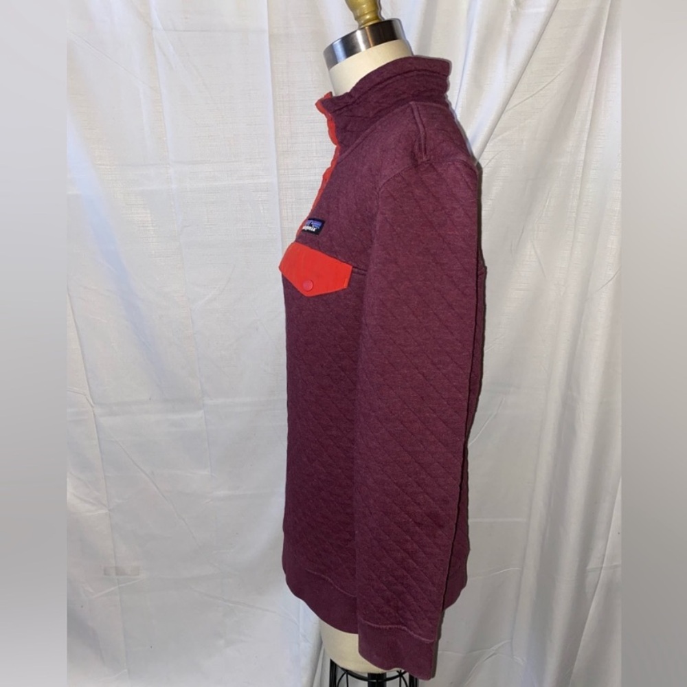 Patagonia t-Snap organic Cotton Quilted Pullover Sz XS Women’s - Picture 4 of 11